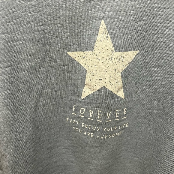 ZARA Kids Blue Star Graphic Sweatshirt – Size 7 (122 cm) - Picture 6 of 8